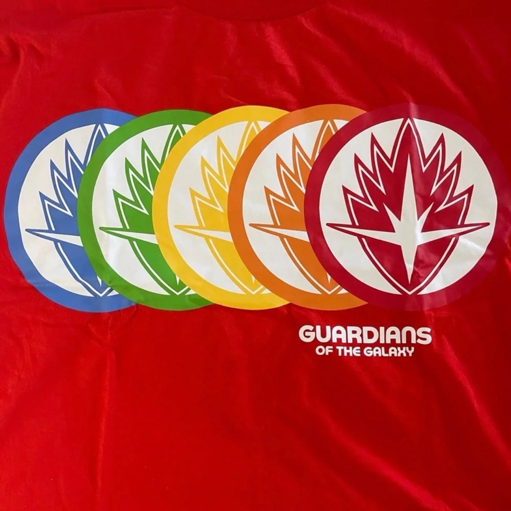 Marvel Guardians of the Galaxy Graphic T-Shirt – Red – Size 1X